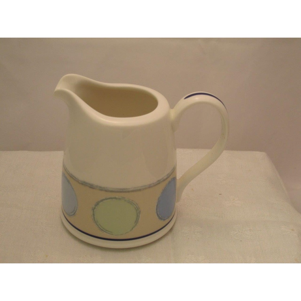 Noritake Ambience Java Blue Creamer‎ Milk Pitcher